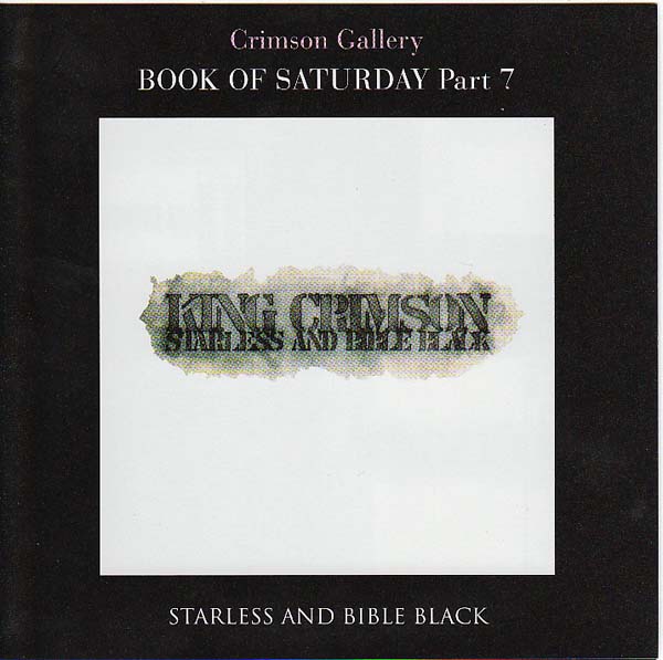 'Book Of Saturday', King Crimson - Starless And Bible Black